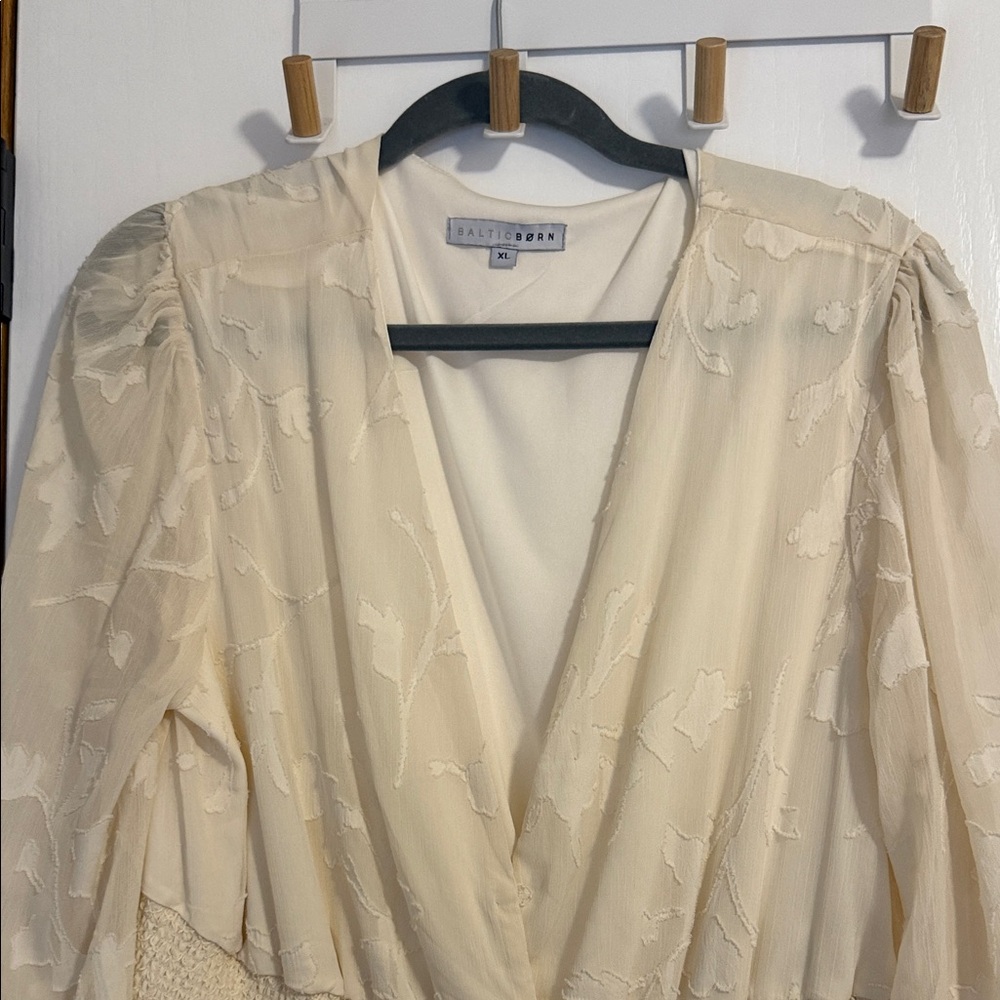 Baltic Born Cream Long Sleeve Dress